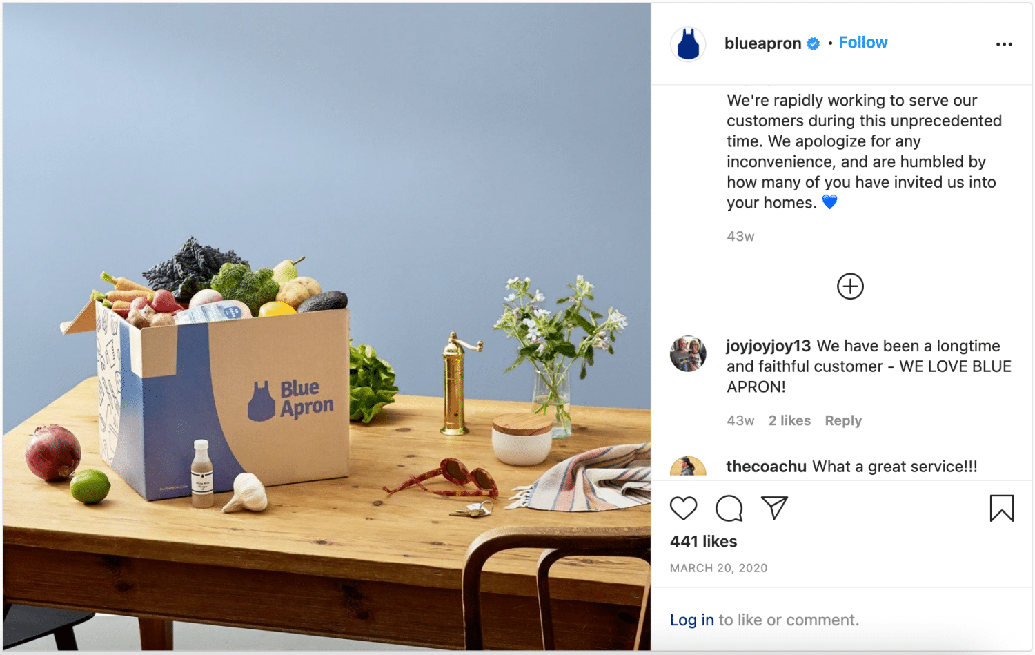 blue apron