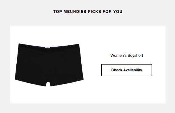 MeUndies Email Picks for You