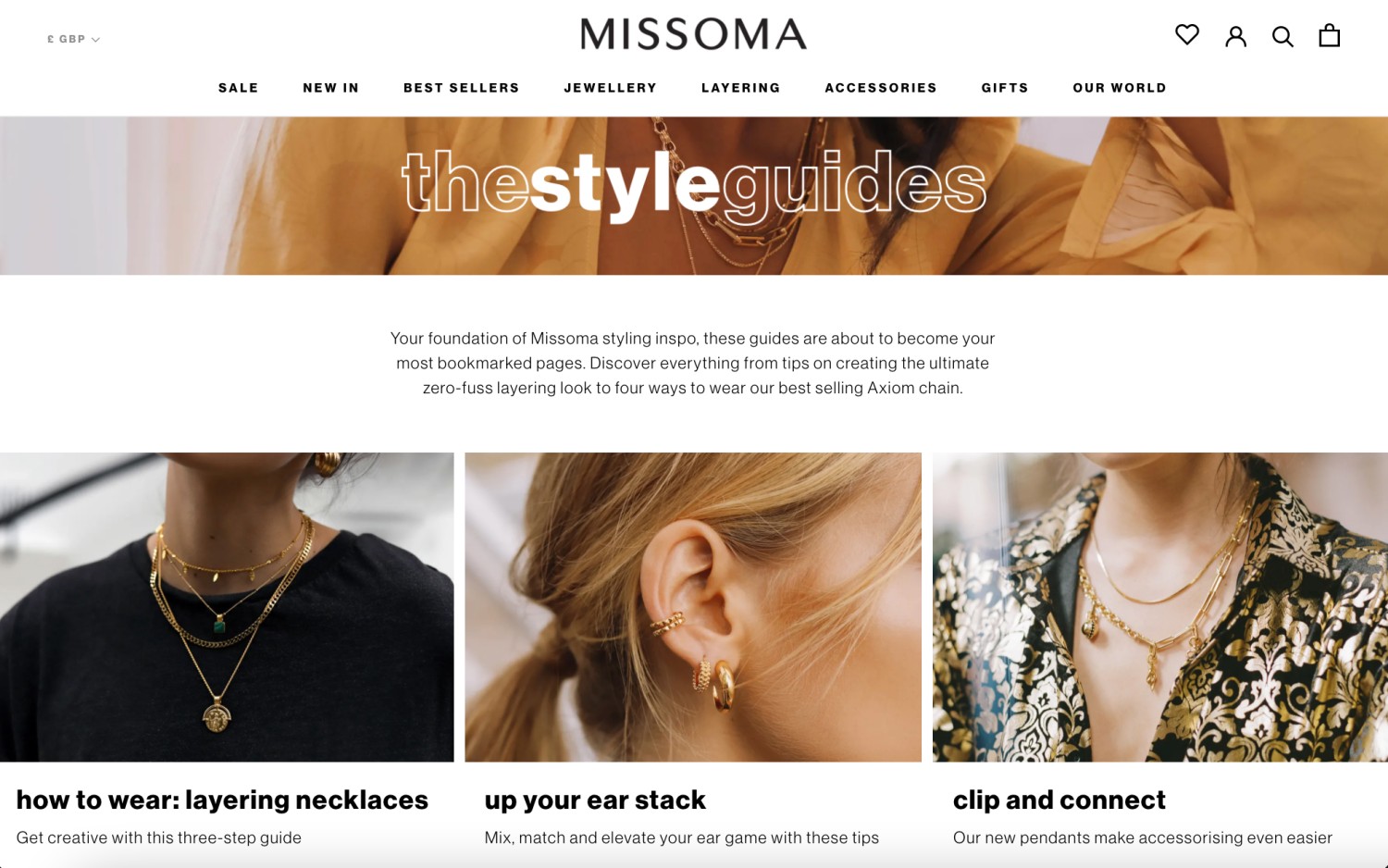 Missoma online shopping experiences 