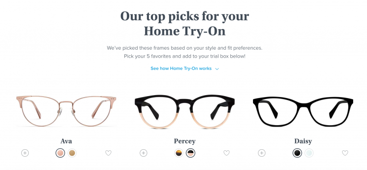 Warby Parker Quiz Results