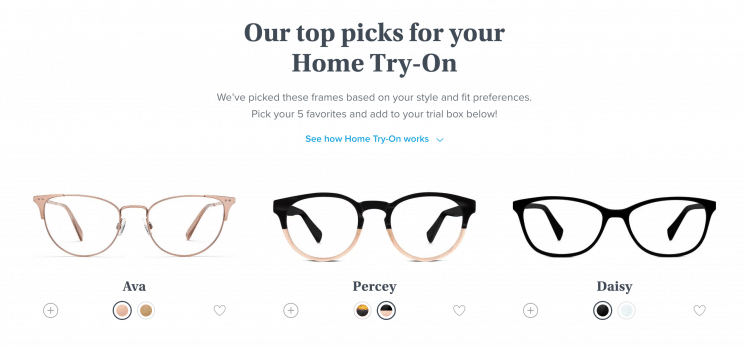 Warby Parker Quiz Results