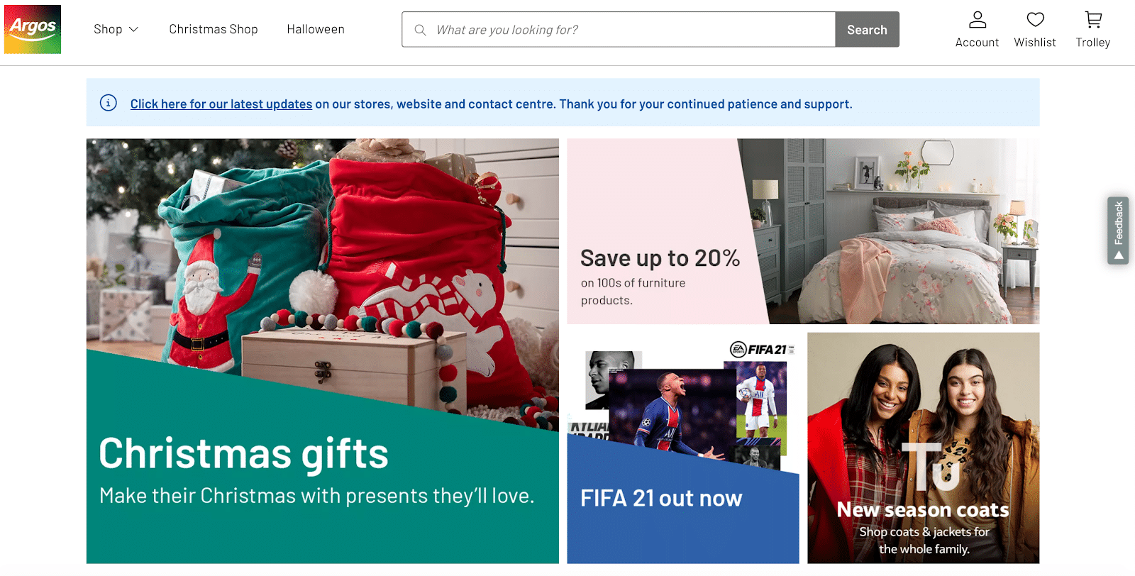 Argos eCommerce experience