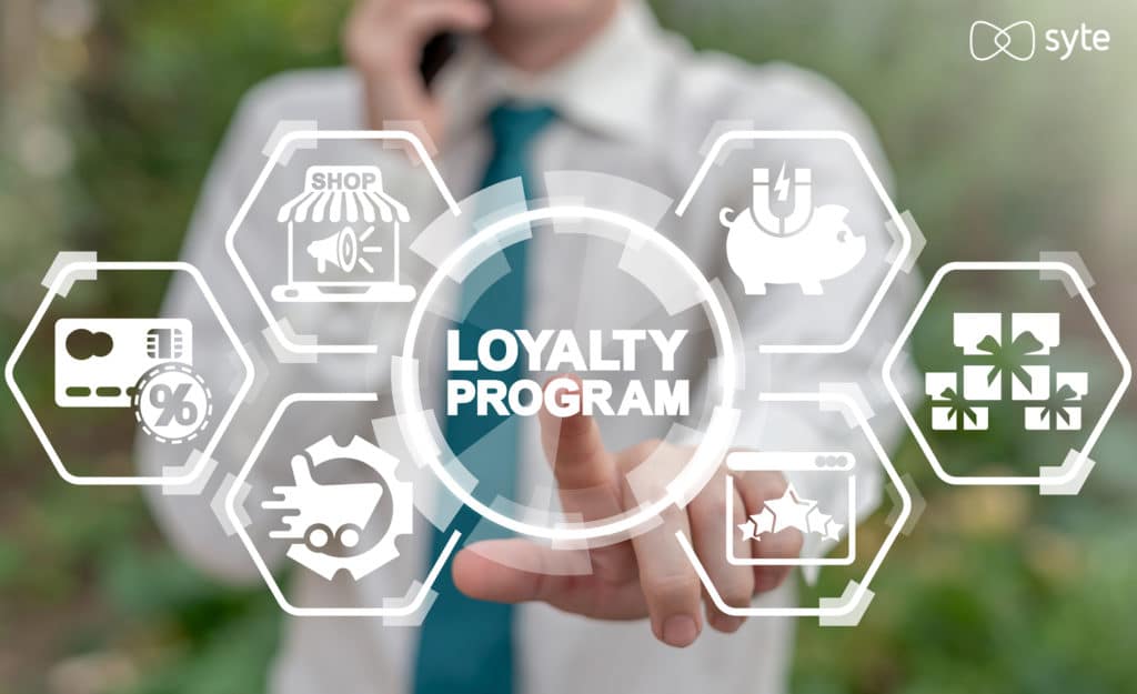 Loyalty program icons demonstrating one way to improve customer relationships.