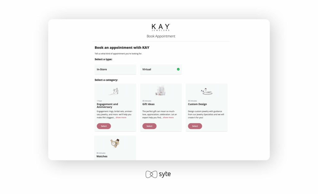 Kay jewelry website