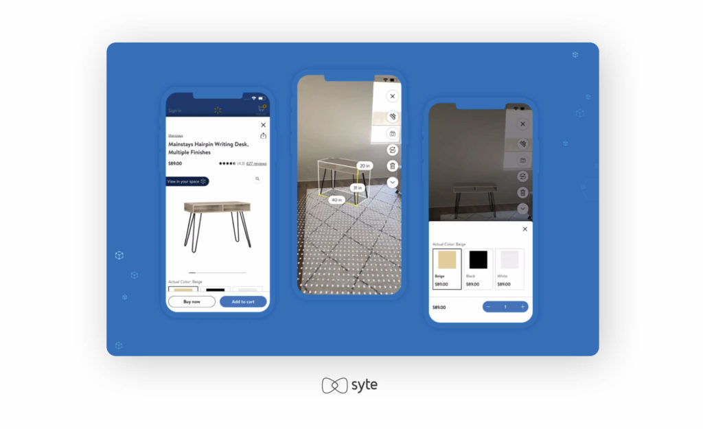 AR in Walmart’s mobile app