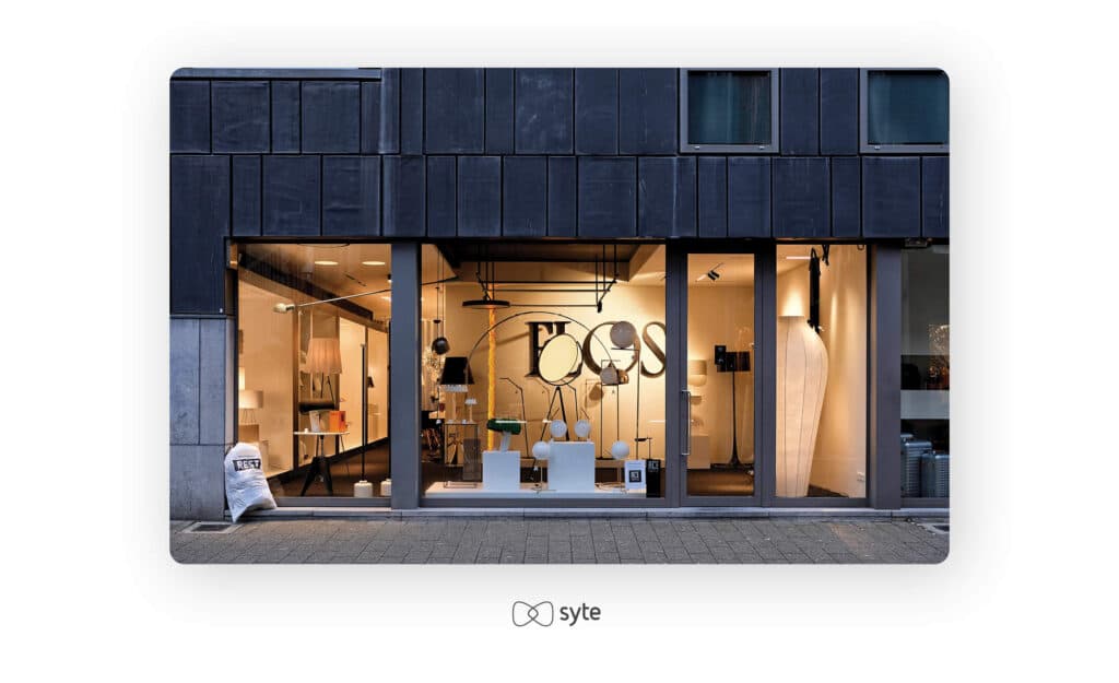 Image of the Flos store.