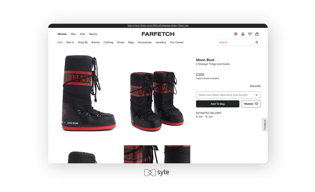 Moon Boot x Stranger Things Icon boots on Farfetch.com.