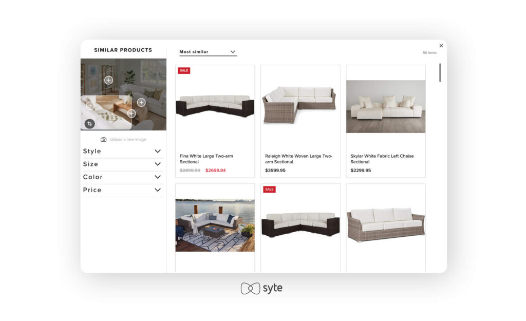 Image Search results showing similar-looking sofas.