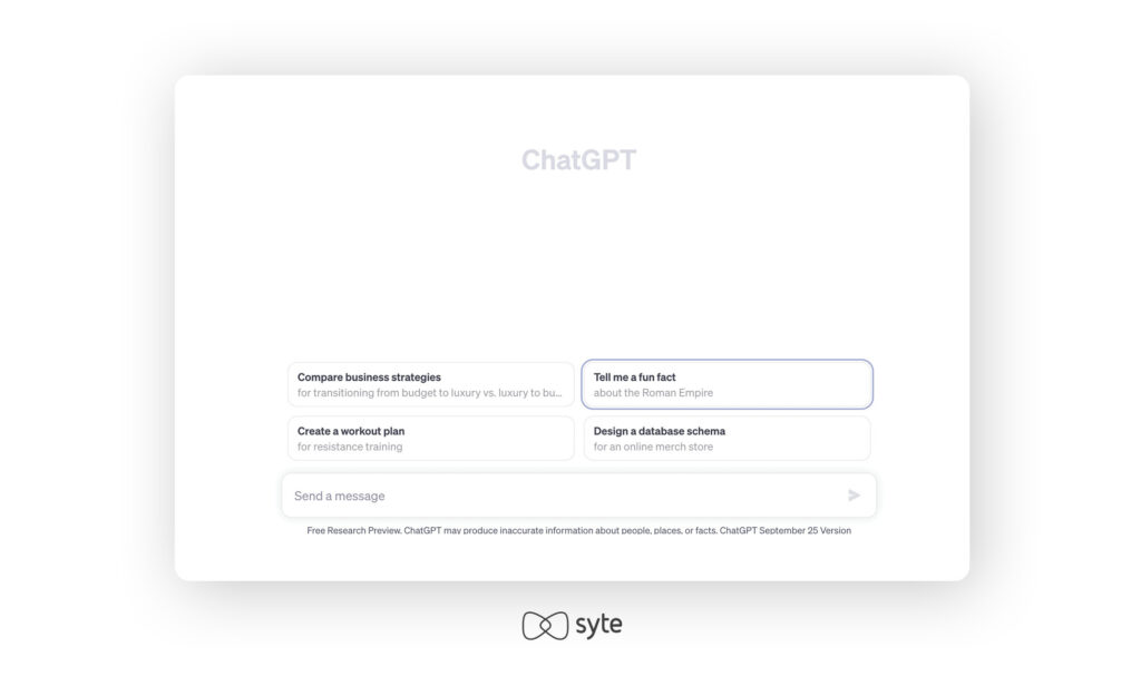 Using ChatGPT to generate AI marketing strategies