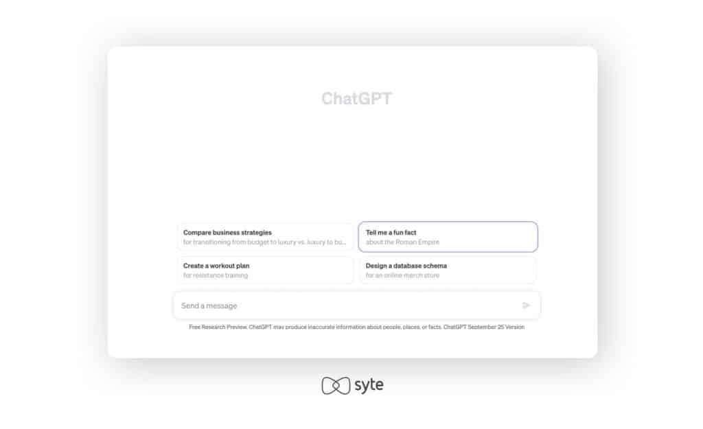 Using ChatGPT to generate AI marketing strategies